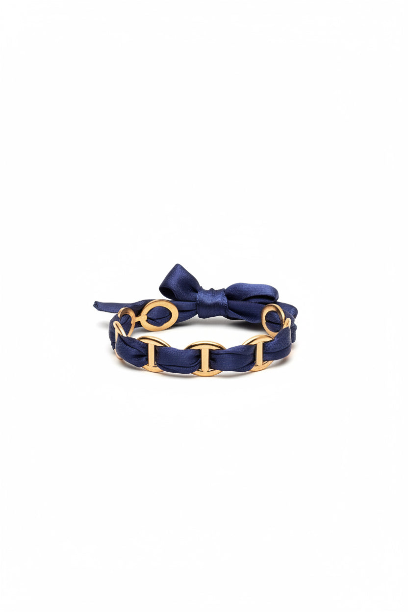 Jonc Laura bleu marine