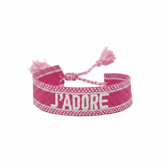 Bracelet "J’adore" ajustable