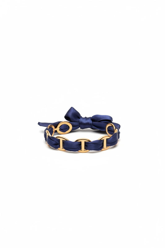 Jonc Laura bleu marine