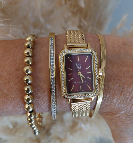 Montre Dehli acier inoxydable