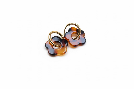Boucles d'oreilles Bloom en acier inoxydable
