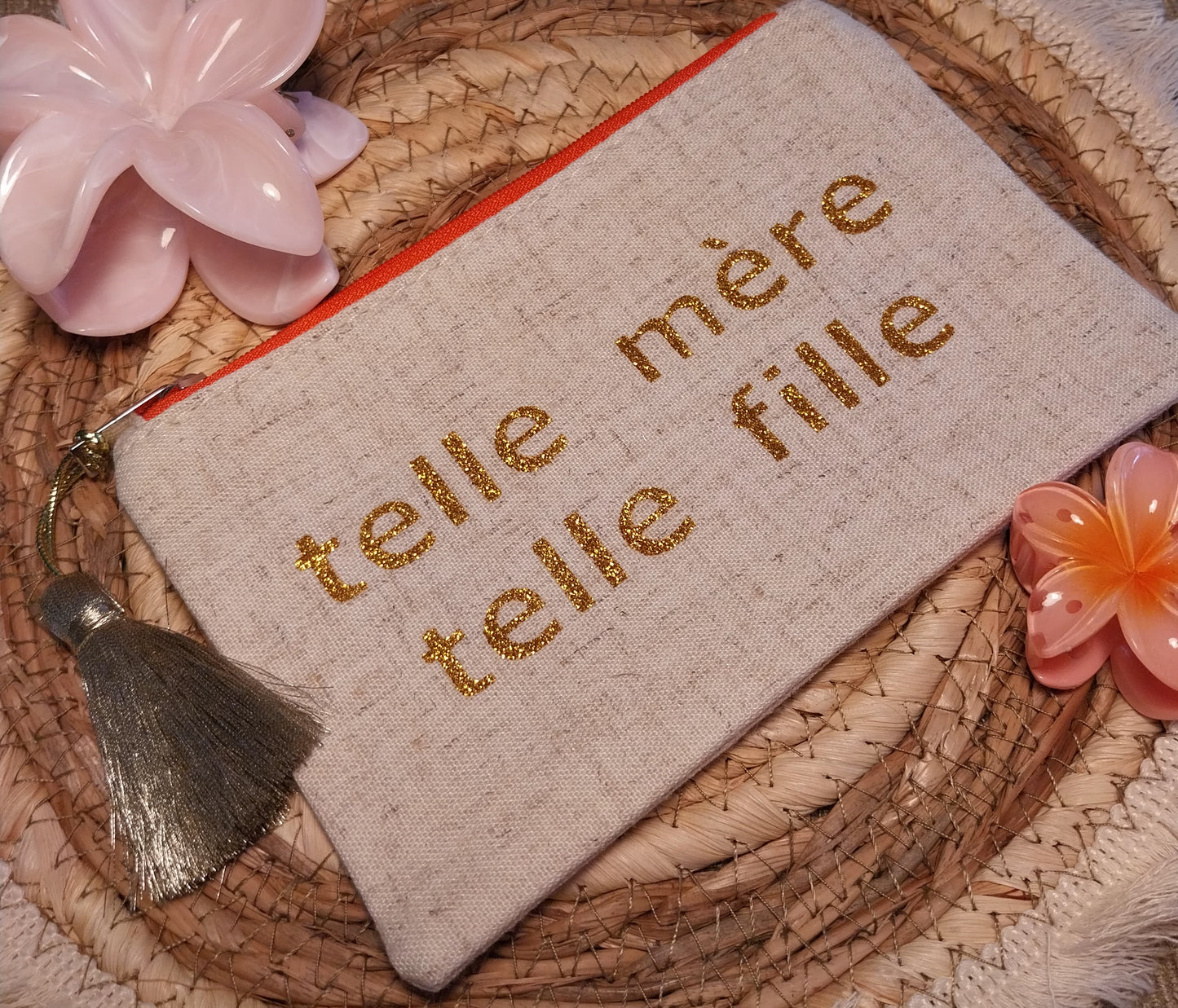 Pochette "telle mère telle fille" 12x18